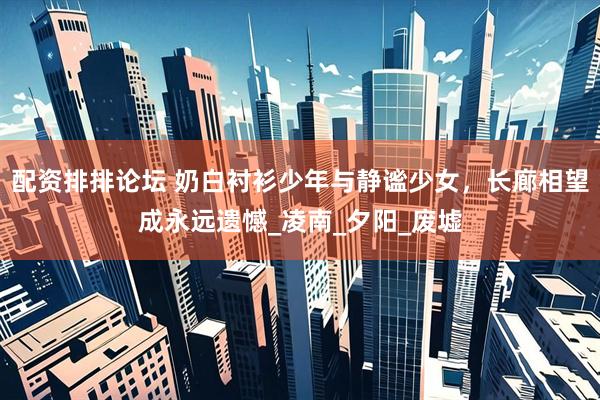 配资排排论坛 奶白衬衫少年与静谧少女，长廊相望成永远遗憾_凌南_夕阳_废墟